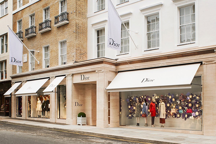 Greenwich Awning® for the Christian Dior Flagship Store in Bond Street